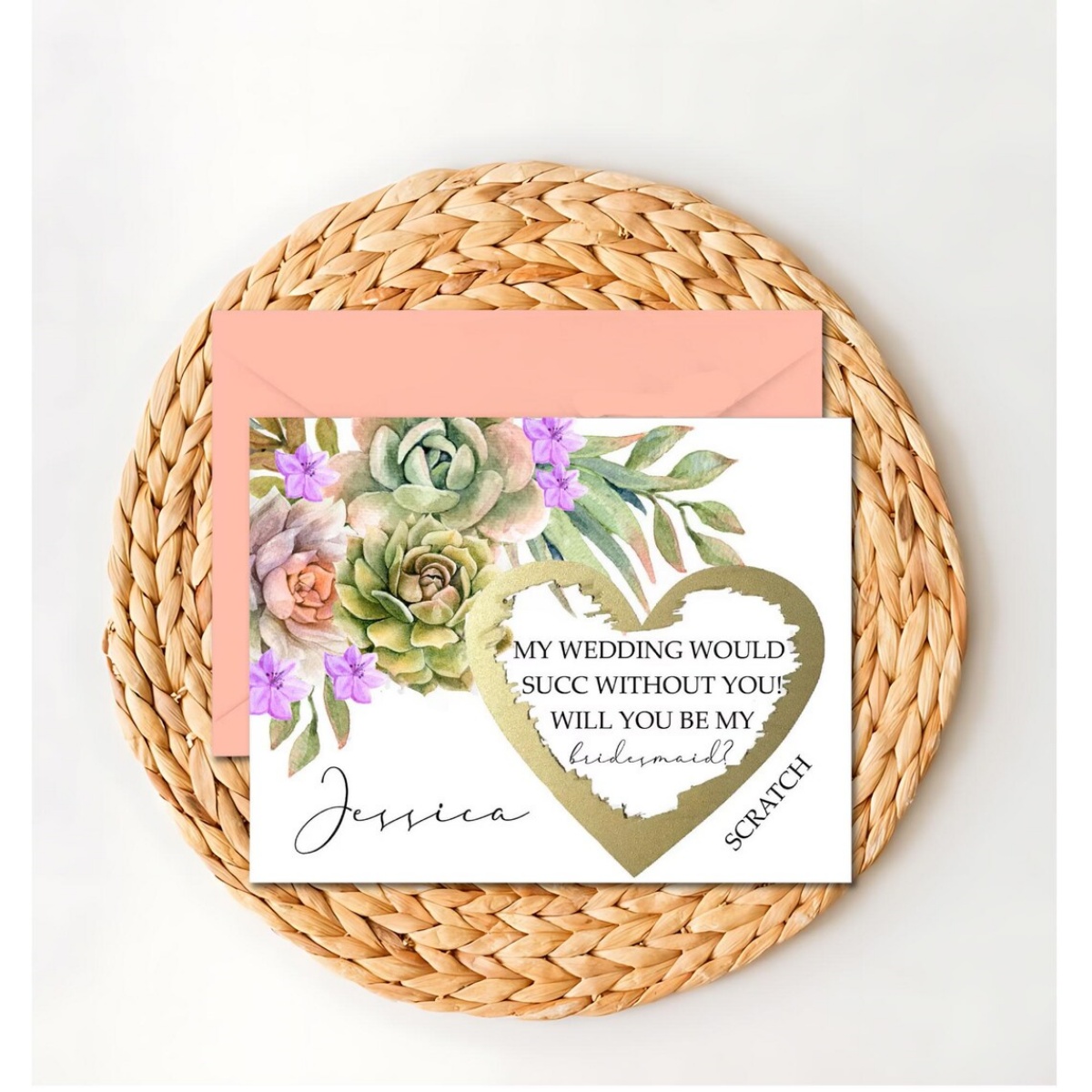 Wedding Supply Business - Cartes à gratter pour révéler le