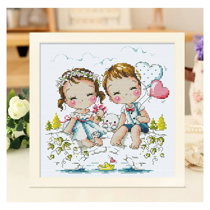 Wedding Package Gold - Amishop Kit de point de croix