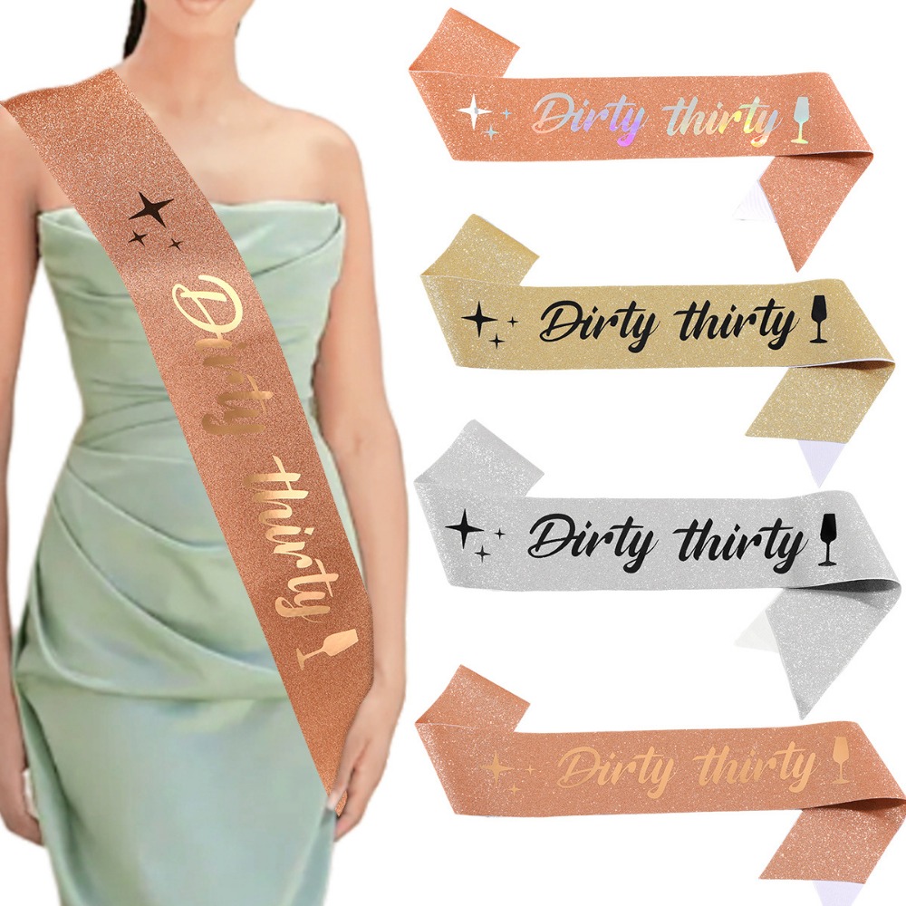 Bride Tribe Sash - Ceinture en Satin Scintillant pour Fille