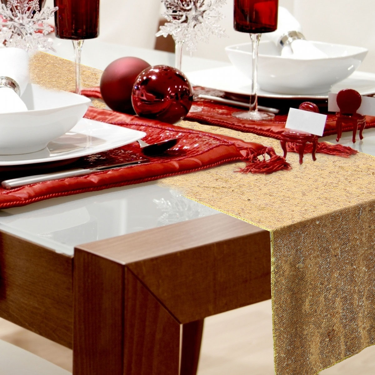 Chemin de table à sequins doré - Table Runner Sequin avis et prix