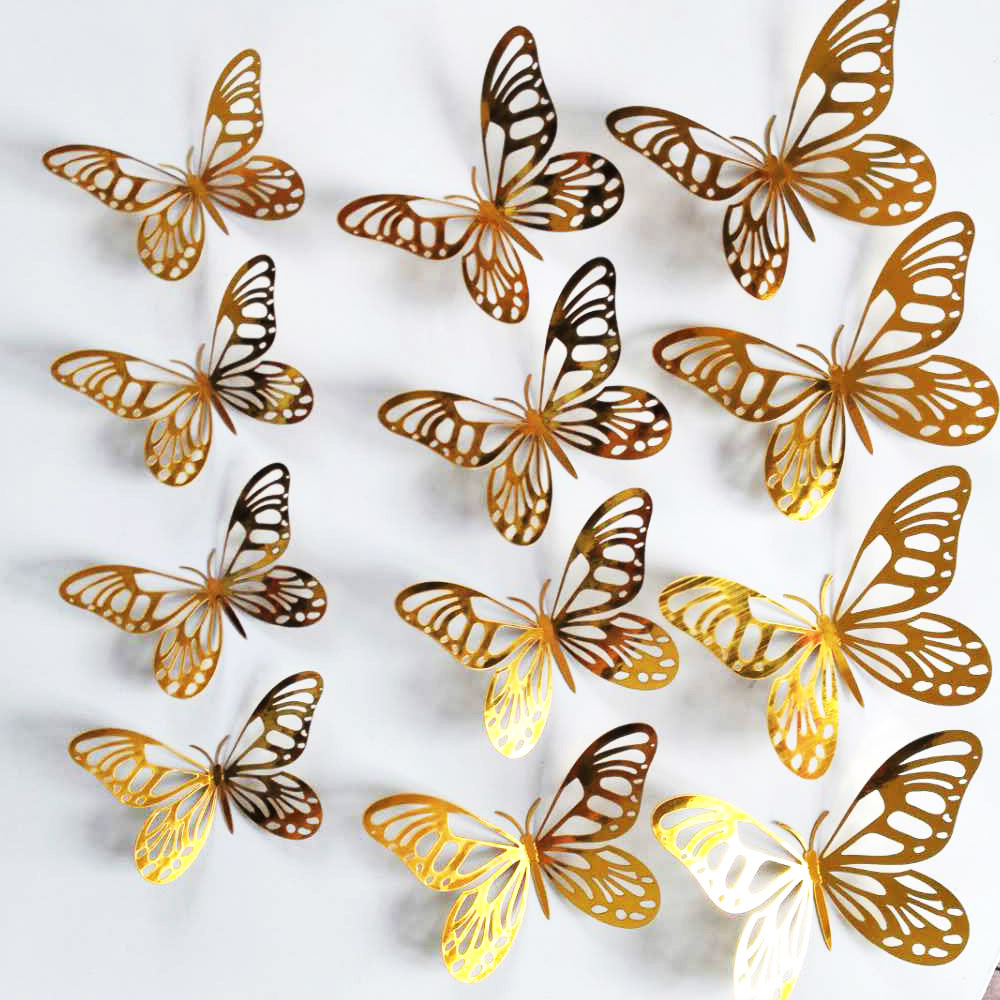 Lot de 12 autocollants muraux  - Wedding Package Gold avis et prix