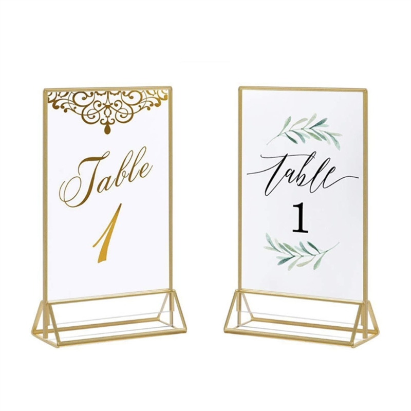 Support numéro table mariage e - Table Number Gold avis et prix