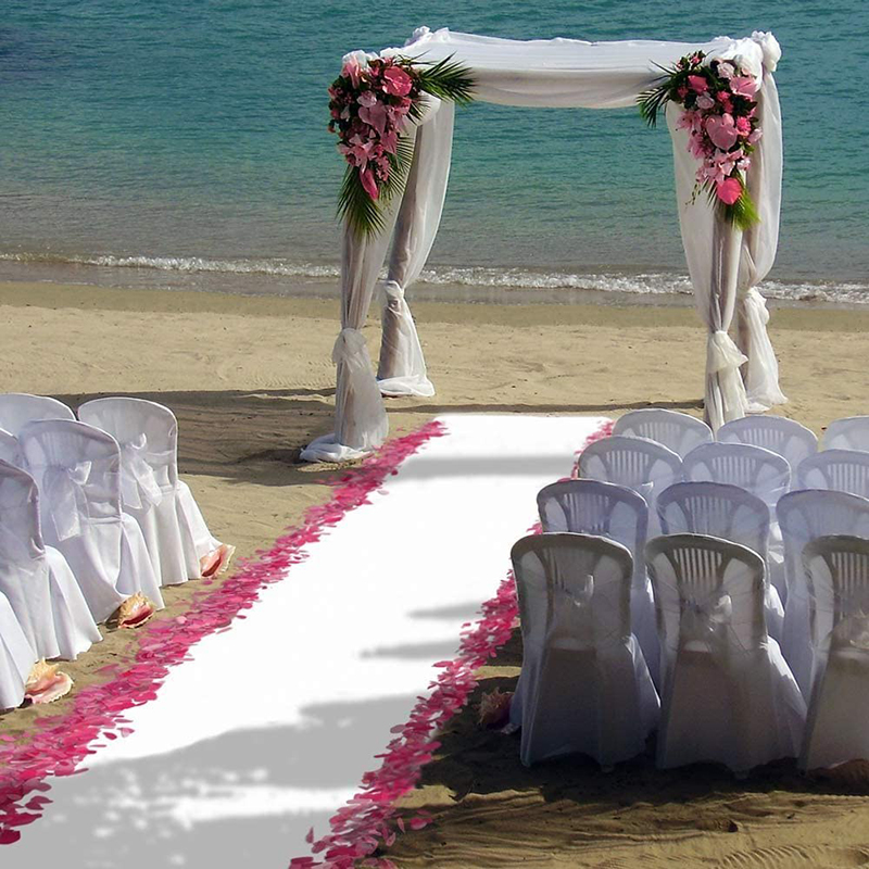 Tapis antidérapant pour couloi - Aisle Runner White avis et prix