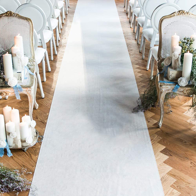 Tapis blanc antidérapant en ti - Aisle Runner White avis et prix