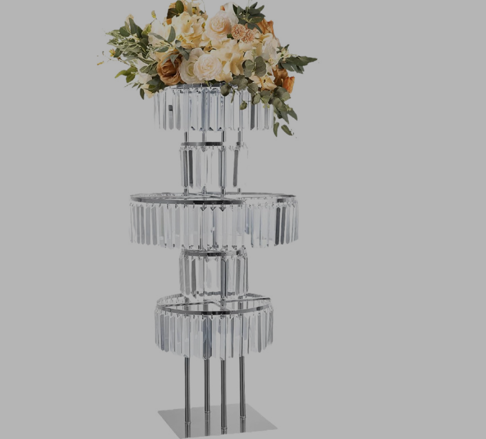 4 supports à fleurs en cristal - Wedding/Event Supply Store avis et prix